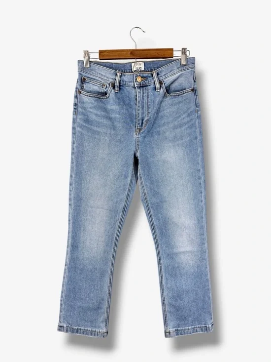 J. Crew Demi Boot Crop Jeans Size 28 Medium Wash E7696 Casual Denim Preppy - Picture 1 of 9